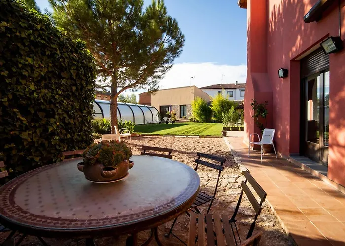 La Ren Lecres Casa Piscina Jardin Y Barbacoa 펜션