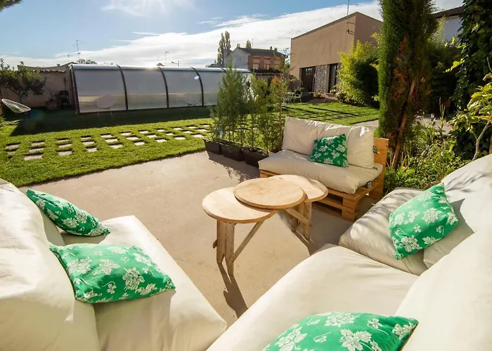 펜션 La Ren Lecres Casa Piscina Jardin Y Barbacoa Vadocondes